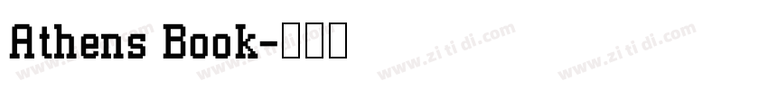 Athens Book字体转换